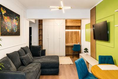 Apartament cu 2 camere semidecomandat, mobilat în Apărătorii Patriei