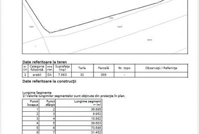 Vanzare teren intravilan 7.063 mp – Bradu-Geamana, Arges - 1