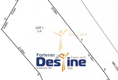 Teren Construcții intravilan de 1021 mp, în Miroslava