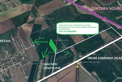 Teren Construcții intravilan de 15070 mp, în Clinceni
