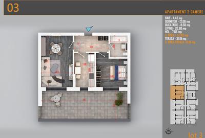 AP. 2CAM.+LOJA 32MP. / NOUL COMPLEX EFY RESIDENCE. PALLADY! - 1