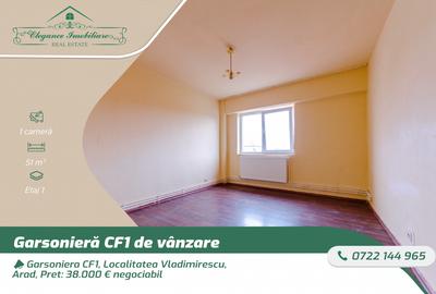 Garsoniera CF 1, Localitatea Vladimirescu, Arad - 1
