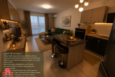 SISESTI-2 camere mobilate, 2 bai, terasa cu vedere lac, bloc boutique, parcare! - 2