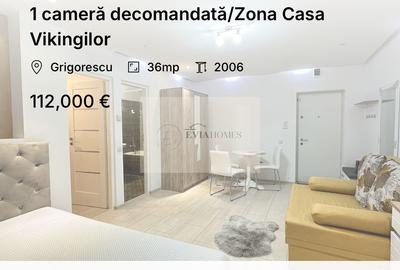 1 cameră decomandată/Zona Casa Vikingilor - 1