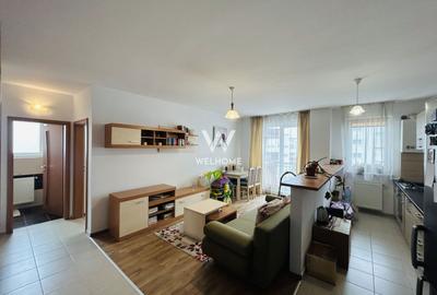 Apartament mobilat, etaj 2, loc de parcare - 48 mp + balcon - - 12