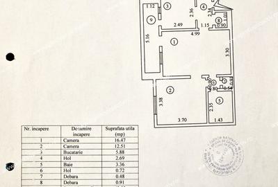 Apartament cu 2 camere, etajul 3, in cartierul Tiglina 2. - 10
