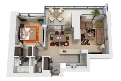 Cortina Residence | Apartament spectaculos cu terasa si vedere superba - 15