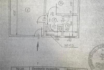 Apartament 2 camere, etajul 3, bloc reabilitat, Sala Palatului