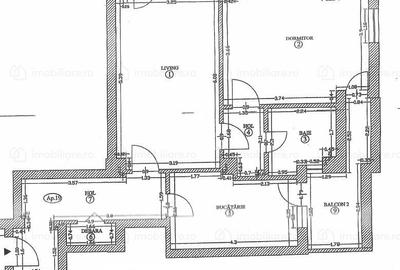 Apartament Spatios 80MPUtili Centrala Etaj 3/4 Lift Mobilat/Utilat 2 Cam Vanzare - 5