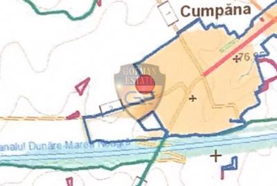 Proiect Investitie Cumpana, 6,7 ha lotizat, 132 case, aprox 400 mp, PUZ P+1, 2xD - 18