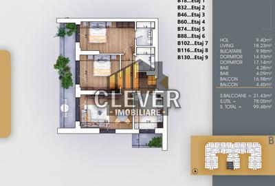 Apartament 3 cam Finalizat, Comision 0% - metrou Nicolae Teclu - 1
