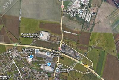 Teren intravilan industrial cu PUZ 19100 mp zona Hornbach din Sibiu - 2