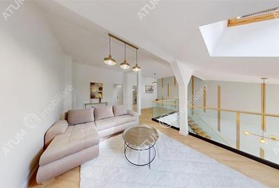 Penthouse 5 camere 3 bai parcare mobilat complet Turnisor Sibiu - 9