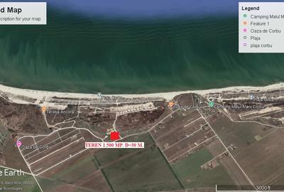 TEREN INTRAVILAN PE MALUL MARII 1.500 MP. IDEAL CONSTRUCTII TURISTICE RESTAURANT - 3