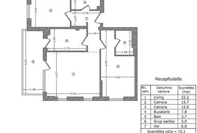 Apartament cu 3 camere The Suburb Buftea - 18