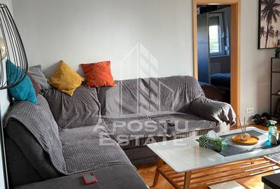 Apartament cu 2 camere semidecomandat, mobilat în Telegrafului