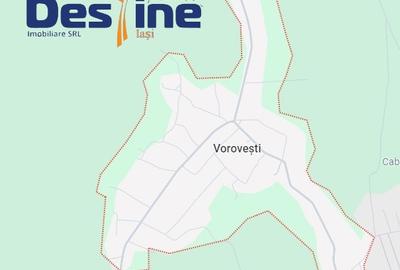 Teren Construcții intravilan de 1550 mp, în Vorovești