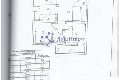 Apartament 3 camere, 92 mp, Cuibul Verde – Copou - 3