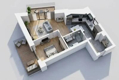 2 camere lux | Smart Home | Unirii |   Living Spațios - 8