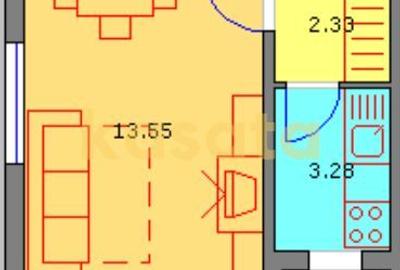 OPORTUNITATE | GARSONIERA | PARCUL CIRCULUI TEI | BLOC 1982 - 3
