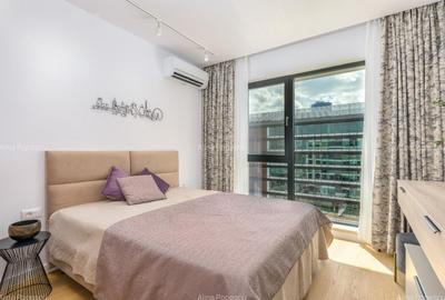 Apartament cu 2 camere semidecomandat, mobilat în Pipera