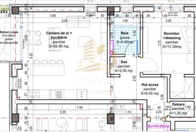 Apartament în bloc Nou de 2 camere - Parcare | Baciu - 3