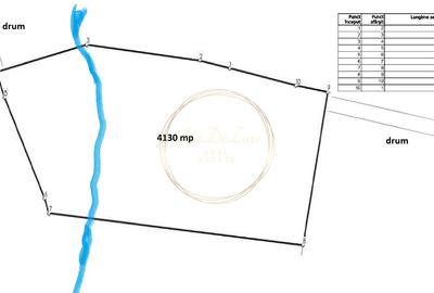 Teren extravilan, 4130mp, cu parau, la 500m de Primaria Marisel - 14