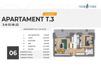 Vânzare apartament de 2 camere, în blocul boutique Noor UNIRII - 15