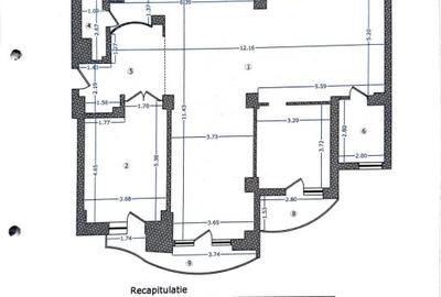 Bd Unirii/Str Traian2 inchiriere apart 132 mp utili, spatiu deschis ptr birou - 3