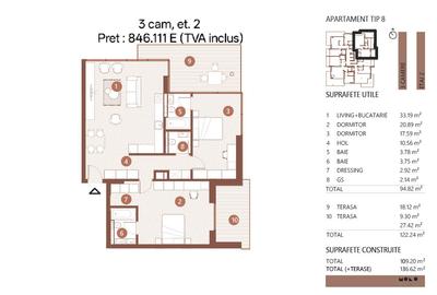 3 camere | 140 mp | Terasa  | Vedere lac | Floreasca | Premium | Finalizare 2026 - 13