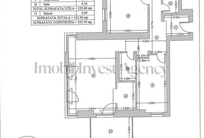 Apartament 4 camere de vânzare în One Herăstrău Towers mobilat. - 13
