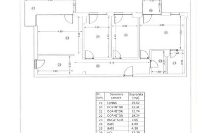 Apartament 4 camere Ultracentral | Finalizat | Comision 0% | 2 parcari - 19