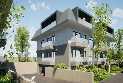 Apartament 2 camere semifinisat, 37mp, parcare, etaj intermediar, zona Petrom - 1