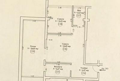 Apartament 2 Camere,Alba Iulia,Terasa,Geam Baie,Mobilat Utilat,et.3/6,bl.2015 - 7