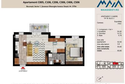2 CAMERE | FINISAJE PREMIUM | SISESTI | SECTOR 1 BUCURESTI | MAIA - 2