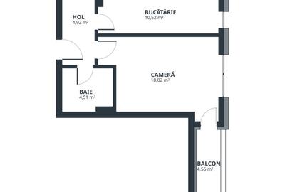 APARTAMENT 1 CAMERA IN BLOC NOU, DECOMANDAT, TATARASI - 6