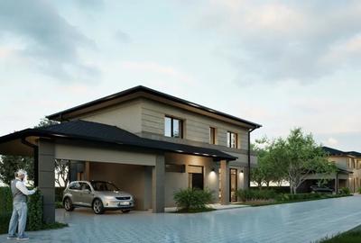 Casă individuală pasivă nZEB de vânzare în Florești, ansamblu exclusivisT - 3
