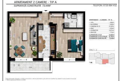 Apartament 2 camere, decomandat Direct Dezvoltator - 4