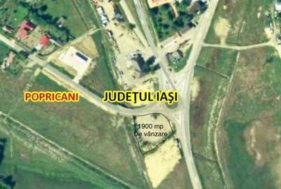 Teren 1900 mp în Sens Giratoriu – DN24C, Vanatori Iași, Ideal Stație PECO - 2