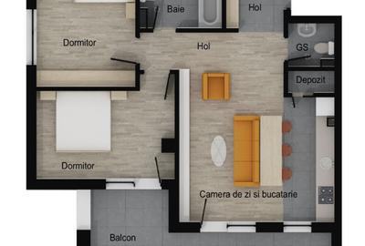 Apartament 3 camere, finisat, zona Muzeul Apei - 4