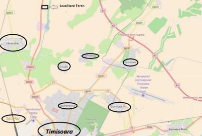 Teren cu FS 80ml la sosea, Calea aradului - 1