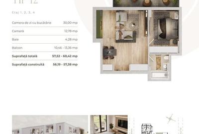 OPERA TEI || 2 CAMERE CU TERASA DE 13.36 MP || LACUL TEI || PARCUL CIRCULUI - 4