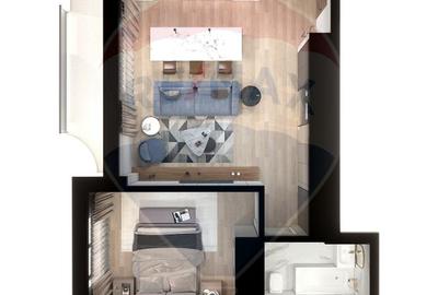 Apartament cu 2 camere etaj 3 - 6