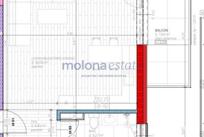 Studio modern cu balcon, etaj 1, ansamblu premium, Cluj - 1