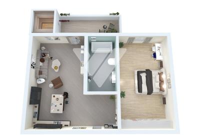 Apartament 2 camere etaj 1 balcon LA CHEIE in Sibiu - Lacul lui Binder - 2