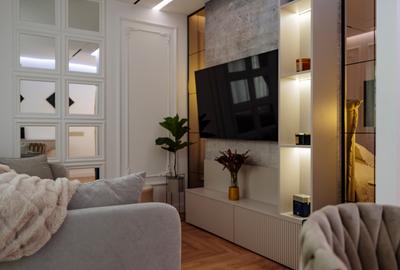 Decebal-3/4-renovata integral lux, mobilata + utilata modern, TV, 135000€ - 7