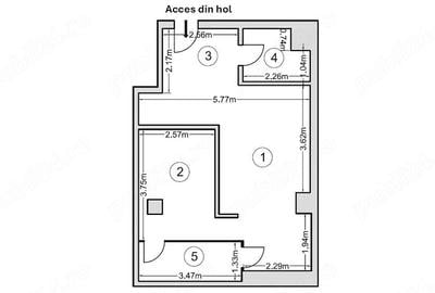 Apartament tip studio, etaj 5, vedere la Lacul Siutghiol.- OCAZIE - 5