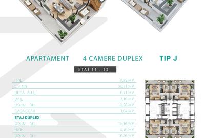 Duplex 4 camere | Gata de mutare | Terase 70 mp | Zona 13 Septembrie - 3