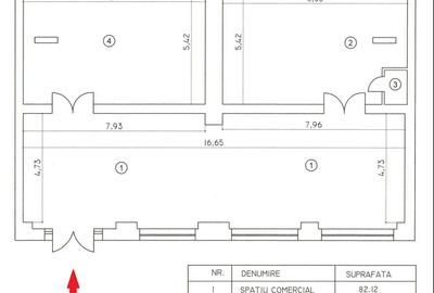 Spațiu comercial, de 155 mp, în Calea Călărașilor