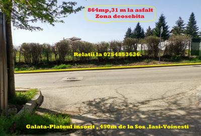 Galata , Platoul insorit , locatie rara , 864 mp , la asfalt ,toate utilitatile - 4